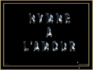 Gotas de Carinho 2006 - 35 HYMNE A L'AMOUR S S 