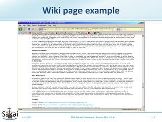 Each week, the students posted their characters’ life choices on the wikiThe Fall of the Berlin Wall and reunificationCold War and the Iron Curtain