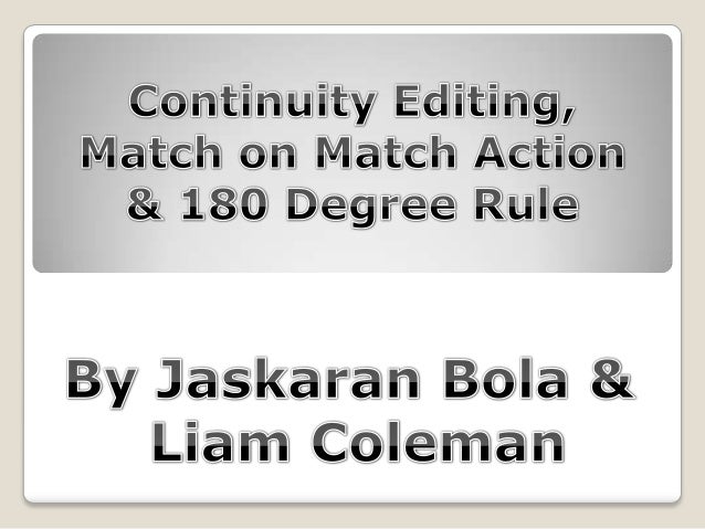 continuity editing