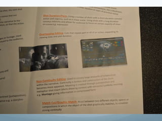 Editing Techniques Notes | PPTX