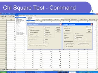 Chi Square Test - Command
 