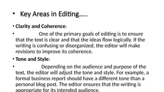 Editing..... Definition, principles,steps of editing | PPTX