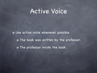 Editing and Revision