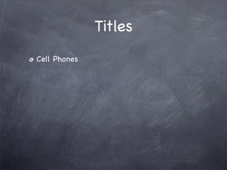 Editing and Revision