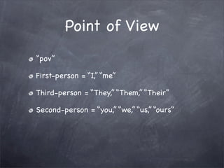 Editing and Revision