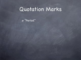 Editing and Revision