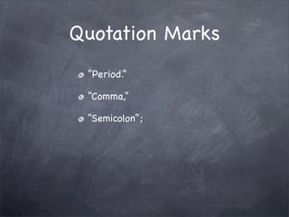 Editing and Revision