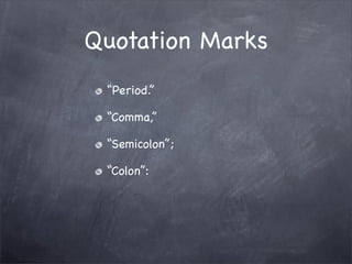 Editing and Revision