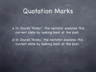 Editing and Revision