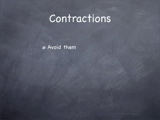 Editing and Revision