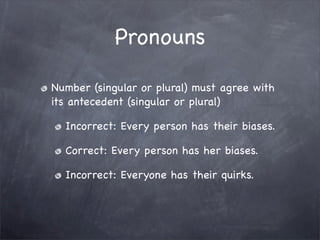 Editing and Revision