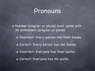 Editing and Revision