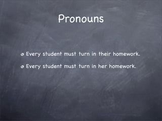 Editing and Revision