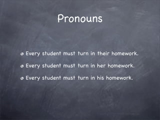 Editing and Revision