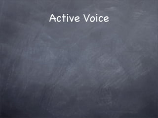 Editing and Revision