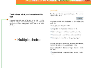 Multiple choice 