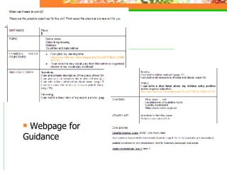 Webpage for Guidance 