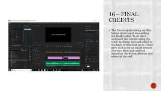 Editing evidence log | PPTX