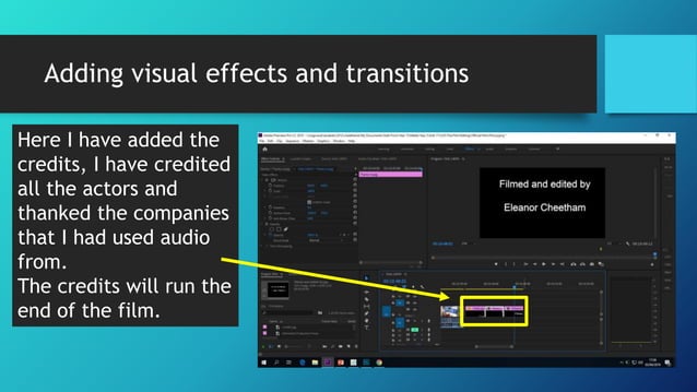 Editing evidence log done | PPT