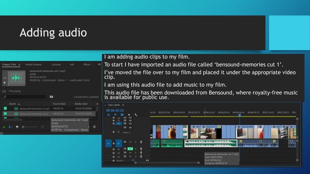 Editing evidence log done | PPT