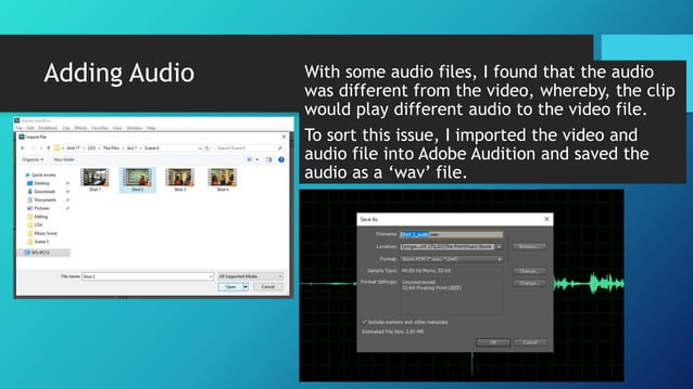 Editing evidence log done | PPT