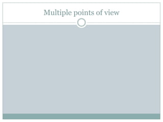 Multiple points of view
 