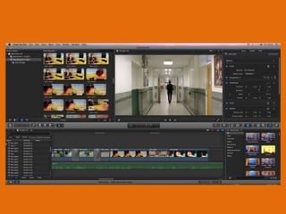 Editing poster, syncing voiceover