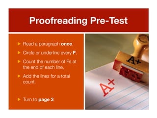 Editing & Proofreading | PDF