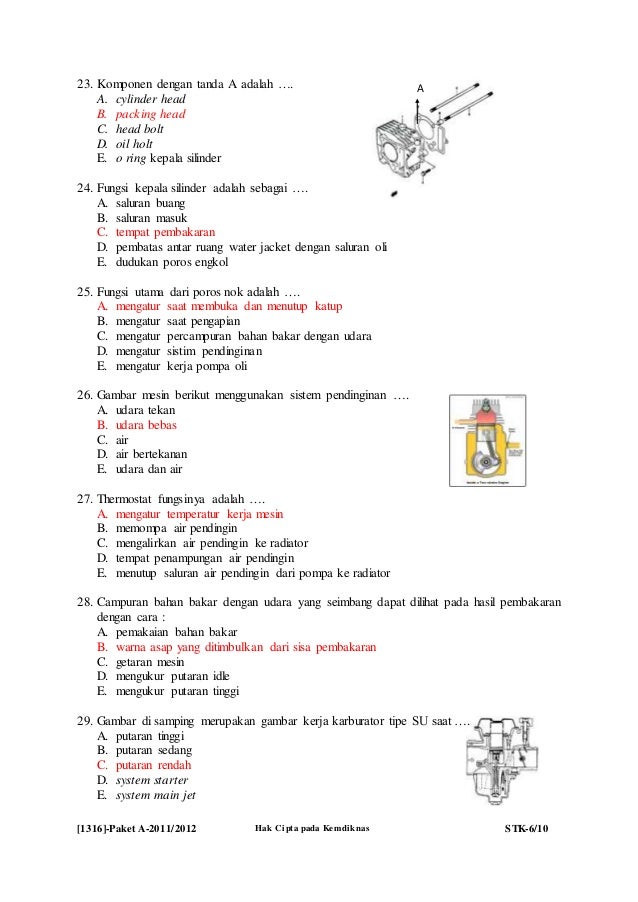 17+ Soal Dan Kunci Jawaban Kelistrikan Sepeda Motor Pictures