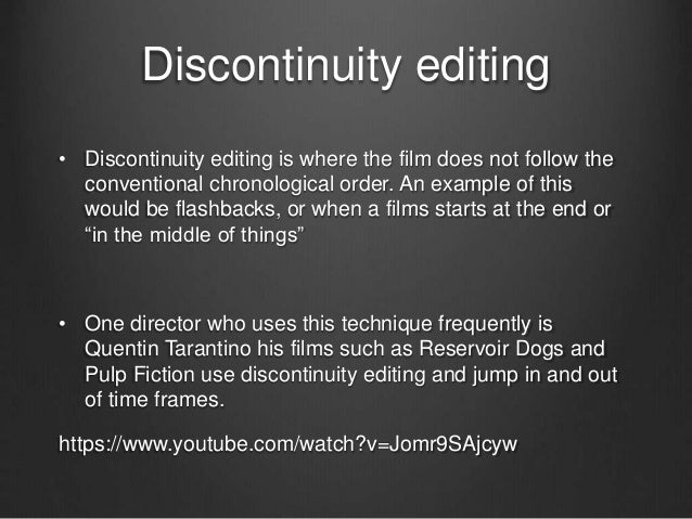 Editing Rules What Is Discontinuous Editing? – JZQUW
