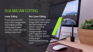 Metode Live Editing Materi Teknik Editing video | PPTX