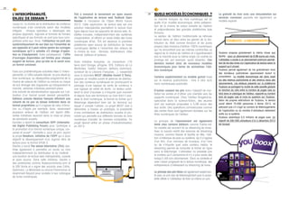 24
25
Youboox propose globalement la même chose que
Spotify : pour un abonnement de 9,99 euros par mois,
l’utilisateur a accès à un abonnement premium permet-
tant de lire des livres via l’application de lecture selon le
support qu’il choisit.
Youboox permet également de lire gratuitement mais
des bandeaux publicitaires apparaissent durant la
consultation. Le modèle économique est donc basé
sur des revenus publicitaires et des revenus issus des
abonnements. Les éditeurs présents sur la plateforme
Youboox se partagent la moitié de cette assiette globale
en fonction du ratio entre le nombre de pages lues au
total dans le catalogue de l’éditeur, rapporté au nombre
total de pages lues le mois en question sur Youboox.
Selon les propres estimations de Youboox, le service
aurait atteint 75.000 personnes à février 2013, ne
précisant pas s’il s’agit du nombre de téléchargements
de l’application ou du nombre d’utilisateurs réellement
actifs sur le système.
Youboox revendique 5,5 millions de pages vues. Un
objectif de 300 000 utilisateurs d’ici à décembre 2013
est évoqué.
youboox : l'abonnement!
quels modèles économiques  ?
Le marché français du livre numérique est en
quête d’un modèle économique, entre préserva-
tion de la chaine de valeur actuelle de l’édition
et prépondérance des grandes plateformes type
Amazon.
Le secteur de l’édition traditionnelle se retrouve
coincé dans un étau entre les géants de la dis-
tribution du Web comme Amazon et les pures
players (des maisons d’édition 100% numérique)
qui ne rencontrent pas les mêmes contraintes au
regard de la chaîne de l’édition et n’appréhendent
pas le marché sous le même angle (la crainte du
piratage est, par exemple, quasi absente). Ces
derniers testent ainsi de nouveaux modèles
économiques pour tenter de rentabiliser l’édi-
tion numérique.
Certains expérimentent un modèle gratuit basé
sur le revenus publicitaires : livre à zéro euro
mais nombreuses publicités.
D’autres cassent les prix dans l’objectif de mul-
tiplier les ventes et d’attirer une clientèle vers les
supports numériques. Chez l’éditeur Bragelonne,
spécialisé dans la science-fiction, des œuvres
sont par exemple proposées à 5,99 euros dès
leur sortie. Des opérations commerciales comme
des ventes flash sont également réalisées sur les
titres numériques de l’éditeur.
Le principe de l’abonnement est également
testé chez certains éditeurs comme Publie.net.
Ce modèle est souvent lié au streaming de livres.
Avec le succès relatif des services de streaming
musical, comme Deezer et Spotify en tête, l’édi-
tion s’intéresse de près au système. Qu’il s’agisse
d’un film, d’un morceau de musique, d’un livre
ou de n’importe quel autre contenu média, le
streaming permet de consulter le fichier en ligne
sans le télécharger. L’utilisateur ne possède pas
le contenu qu’il consomme et n’y a plus accès dès
lorsqu’il clôt son abonnement. Dans ce contexte et
avec l’essor progressif de la lecture numérique, des
entrepreneurs s’intéressent au streaming de livres.
Le principe des prix libres est également expérimen-
té avec un prix bas de téléchargement puis la possi-
bilité offerte à l’utilisateur de fixer lui-même un prix.
La gratuité du livre avec une rémunération sur
services connexes payants est également un
modèle exploré.
TEA a annoncé le lancement en open source
de l’application de lecture web TeaBook Open
Reader à l’occasion de l’Open World Forum
2012. Cette application de lecture web est une
solution interopérable permettant la lecture hors
ligne depuis tous les appareils de lecture web, ta-
blettes incluses, indépendamment des systèmes
d’exploitation, et offrant un rendu fidèle des livres
numériques ePub. TEA est devenue la première
plateforme open source de distribution de livres
numériques dédiée à l’ensemble des acteurs de
la chaîne du livre : libraires, distributeurs, sites
internet, éditeurs et lecteurs.
Autre initiative française, un consortium (18
teurs dont Orange, ePagine, SFR, Editions de La
Martinière, Institut Télécom, éditions Gallimard,
syndicat de la Librairie Française…), rassemblé
sous la bannière MO3T (Modèle Ouvert 3 Tiers),
propose un modèle ouvert et pérenne de distribu-
tion des contenus numériques en promouvant le
passage d’une logique de vente de contenus à
une logique de vente de droits. Le lecteur achè-
terait le droit d’accéder à n’importe quel moment
et depuis tous ses terminaux au livre dont il pos-
sède le droit numérique, le format du fichier qu’il
télécharge dépendant bien sûr du terminal sur
lequel il compte l’utiliser. Le projet MO3T vise à
démontrer, à travers un prototype, la possibilité
d'une architecture de distribution ouverte et plu-
raliste qui permette aux différents formats du livre
numérique d'exister de manière compatible. Ce
projet devrait entrer en phase d’industrialisation
en 2013.
L’interopérabilité,
enjeu de demain ?
Jusqu’ici, la chaîne de la distribution de contenus
numériques s’est construite selon des modèles
intégrés : chaque opérateur a développé ses
propres appareils, logiciels et formats de fichiers
spécifiques et ces formats ne sont pas tous com-
patibles entre eux. Ainsi, l’utilisateur ne jouit pas
systématiquement de son bien sur l’ensemble de
ses appareils et il peut même perdre les ouvrages
numériques qu’il a achetés s’il change d’opéra-
teur ou d’équipement. Autre conséquence : l’offre
d’ouvrages disponibles est limitée pour chaque
support de lecture, plus qu’elle ne le serait avec
un format universel.
Face aux problématiques actuelles liées à l’intero-
pérabilité, à l’offre actuelle réduite, au prix élevé du
livre numérique, au déséquilibre programmé de la
chaine de valeurs de l’édition ou encore au risque
de voir émerger des oligopoles qui bloqueraient le
marché, certaines initiatives prennent place.
Une volonté de standardisation appuyée sur l’uti-
lisation d’un format ouvert devient perceptible.
Editeurs comme libraires français affichent une
volonté de ne pas se laisser enfermer dans un
format propriétaire qu’il s’agisse de celui d’Ama-
zon ou d’Apple par exemple. Ainsi, récemment
plusieurs acteurs de l’édition ont rejoint diffé-
rentes initiatives œuvrant dans la mise en place
de standards ouverts.
Eyrolles a rejoint le consortium IDPF (Internatio-
nal Digital Publishing Forum) pour "participer à
la promotion d’un format numérique unique, uni-
versel et ouvert". Hachette a, pour sa part, rejoint
le projet Readium, initiative de l'IDPF qui a pour
objectif le développement d'un logiciel libre de
lecture pour le format EPUB 3.
Decitre a lancé The ebook Alternative (TEA) des-
tinée également à permettre un accès au livre
indépendamment du distributeur et du matériel :
une solution de lecture web interopérable, ouverte
et open source. Dans cette initiative, Decitre a
des partenaires comme Rueducommerce.com et
la SSII Smile et a signé des accords avec Editis,
Gallimard, La Martinière ou encore Flammarion et
récemment Bayard pour accéder à leur catalogue
de livres numériques.
 