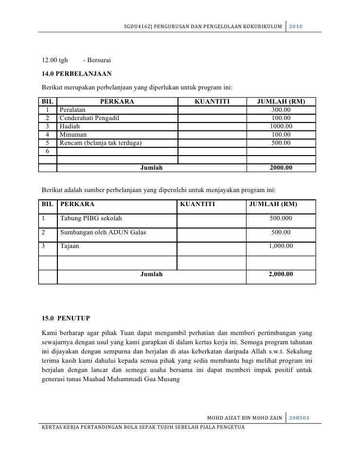 Contoh Surat Permohonan Sponsor Gathering