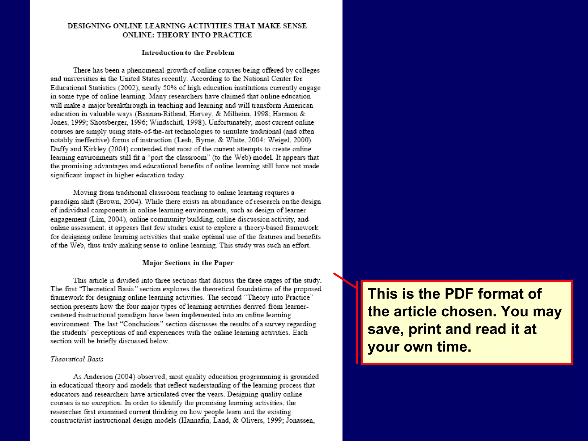 This is the PDF format of the article chosen. You may save, print and read it at your own time. 