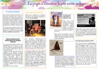 Le conseil de résidents                    L’accueil des nouveaux résidents
Votre conseil de résidents se réunit tous les     Oyez, oyez nouvelles et nouveaux                                    Trio d'humour
deux mois. Celui-ci est ouvert à tous . Y        résidents!!!... vous êtes conviés à festoyer au
participent, les résidents qui le souhaitent,    pot d’accueil . Le prochain se déroulera le                          vocal dans un
les animateurs et les administrateurs voire      mercredi 14/03 à 20H30.                                              style bien à lui
ponctuellement d’autres intervenants. En fin
de séance, l’animateur rédige un compte-                                                                            Forts     d'une   solide
rendu diffusé à l’ensemble des résidents.                                                                           formation vocale à la
Cette instance a pour fonction de consulter                                                                         chorale de Trévignolles-
les résidents, de débattre autour de la vie                                                                         sur-Vaillante,   Lucien
quotidienne de la résidence. Il permet aussi                                                                        Bournezeau, Théodore
d                                           e                                                                       Grollier et Richard
monter des projets collectif et d’être force                                                                        Chalut ont décidé de
de propositions quand par exemple il y a des                                                                        s'essayer à la scène en      Chaque atelier avec Alice offre la possibilité de
soucis de vie collective au sein de la                                                             créant tout simplement un spectacle "à        s’initier aux techniques de l’écriture « Le
résidence. Le prochain se déroulera le jeudi                                                       leur façon".                                  slam » en vue de réaliser une scène ouverte
15 mars à 20h30 au niveau du Bar.                                                                                                                pour les participants à l’atelier d’écriture et
                                                                                                   Etant convenu que disposer un pot de          une émission de radio . Les prochaines dates
                                                                                                   géraniums sur une machine à laver peut        des ateliers sont: le 6/19 ET 22 mars 2012.
                                                                                                   s'apparenter à quelque activité artistique,   Participation libre.
                                                                                                   Lucien, Théodore et Richard n'ont pas
     Devenir bénévole au FJT                     Le       m o is          dern ie r!!!             hésité plus longtemps.
    Embarcadère: Les résidents                   Le groupe électro-pop, « Our Name is a
                                                 sake ». Issue de la scène rennaise n'a que                                                      Une dynamique sportive au FJT !
            référents                            quelques mois d'existence, et, pourtant leur
                                                 musique aux mélodies chaleureuses nous a                                                        Vous le savez déjà mais tous les jeudis soirs, il
Vous êtes un(e) résident(e) investi(e) d’une     transmis de fortes et profondes émotions.                                                       est possible de faire du sport au gymnase
responsabilité dans le sens où il vous           Nous avons tous passé une superbe soirée.                                                       gigant de 20h30 à 22h. Jusqu’ici, nous
incombe d’assurer une fonction de veille         Merci à eux… et à Raphaël de nous avoir                                                         faisions du badminton et du ping pong. Puis,
dans l’enceinte de la résidence le Week-end      présenté le groupe de ses « Grands frères ».
et/ou d’animer l’espace Bar le mardi, le                                                                                                         nous avons continué par des cours de Break
mercredi ou le jeudi.                                                                                                                            danse avec Elizabeth et des cours de Hip Hop
Il s’agit en effet pour vous d’être attentif à    « Découvrez Nantes, ses lieux pratiques,                                                       avec Brahim. Dans le cadre de la semaine
l’ambiance et de favoriser un climat             utiles, agréables, cachés, incontournables… » ,                                                 bien être, Thomas, coach du sport nous a fait
agréable. Le titre de résident(e) référent(e)    « pique niquer, aller boire un verre au hangar                                                  des séances de fitness pour la remise en
devient effectif dès lors ou vous aurez suivi    à bananes et visiter l’île de Nantes, entrer au
                                                                                                                                                 forme de notre corps. Face à cette envie de
une formation courte dispensée par               château pour une promenade ou une
l’équipe      d’animation.    Pour      cette    animation, découvrir les petits théâtres et                                                     continuer dans une dynamique du sport car
                                                                                                    Dimanche 11 mars 2012, a lieu le départ
contribution bénévole, Un chèque repas est       salles de concerts, mieux se repérer et            de la deuxième édition de la Solidaire du    chacun sait bien que l’activité physique est
attribué par soirée et par personne et deux      explorer les lieux cachés et connus des            Chocolat, course de voile entre Nantes /     importante pour une meilleure gestion de
chèques repas sont attribués par jour, pour      nantais… plus d’infos avec Karine, votre guide.    Saint-Nazaire et Progreso, au Mexique.       notre fatigue, deux résidentes ont mis en
un samedi ou un dimanche. Toute les              Les Vadrouilles : pour sortir et découvrir         En prélude, Nantes accueille sur le parvis   place un projet sportif via la commission
modalités de fonctionnement du projet sont       ensemble » Les vadrouilles nantaises, le           des Nefs un festival musical et nautique,    solifonds pour que des séances encadrées
à présent affichées sur le panneau               mardi 13 /03 à 20h30 place de la Butte St          du jeudi 1er au dimanche 4 mars 2012,
                                                 Anne pour rencontrer un lieu insolite et voir                                                   continuent d’exister. Vive le sport !
« Animation ».                                                                                      jour de la Grande Parade Solidaire
Renseignez vous auprès de Marc                   une pièce de théâtre délirante .                   dominicale sur la Loire.
 