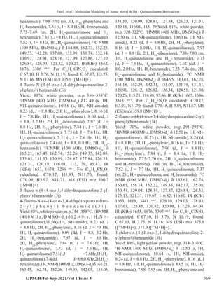 Molecular Modeling of Some Novel 4(3h) - Quinazolinone Derivatives | PDF
