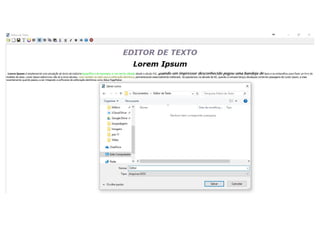Editor de texto