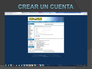 Crear un Cuenta