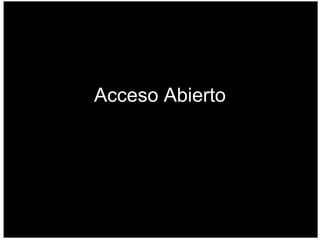 Acceso Abierto 