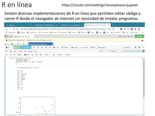 IDE y Editores de código para el entorno R | PDF
