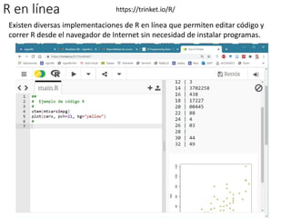 IDE y Editores de código para el entorno R | PDF