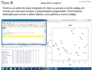 IDE y Editores de código para el entorno R | PDF