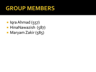 



Iqra Ahmad (557)
HinaNawazish (587)
Maryam Zakir (585)

 