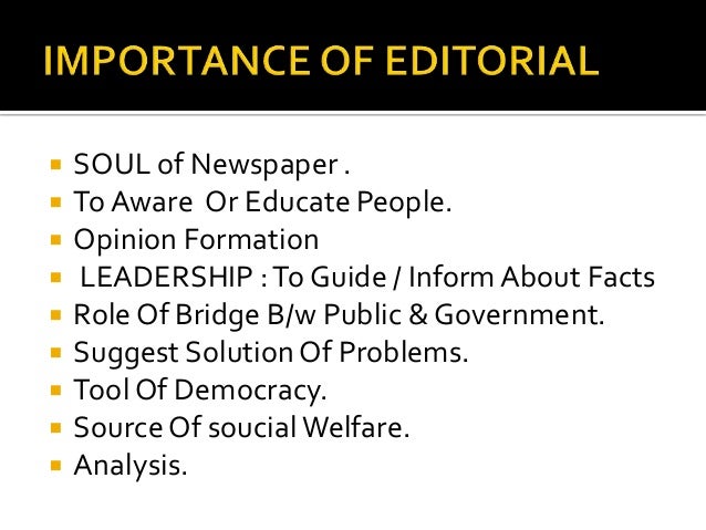 Techniques Of Editorial Writing Techniques Of Editorial Writing
