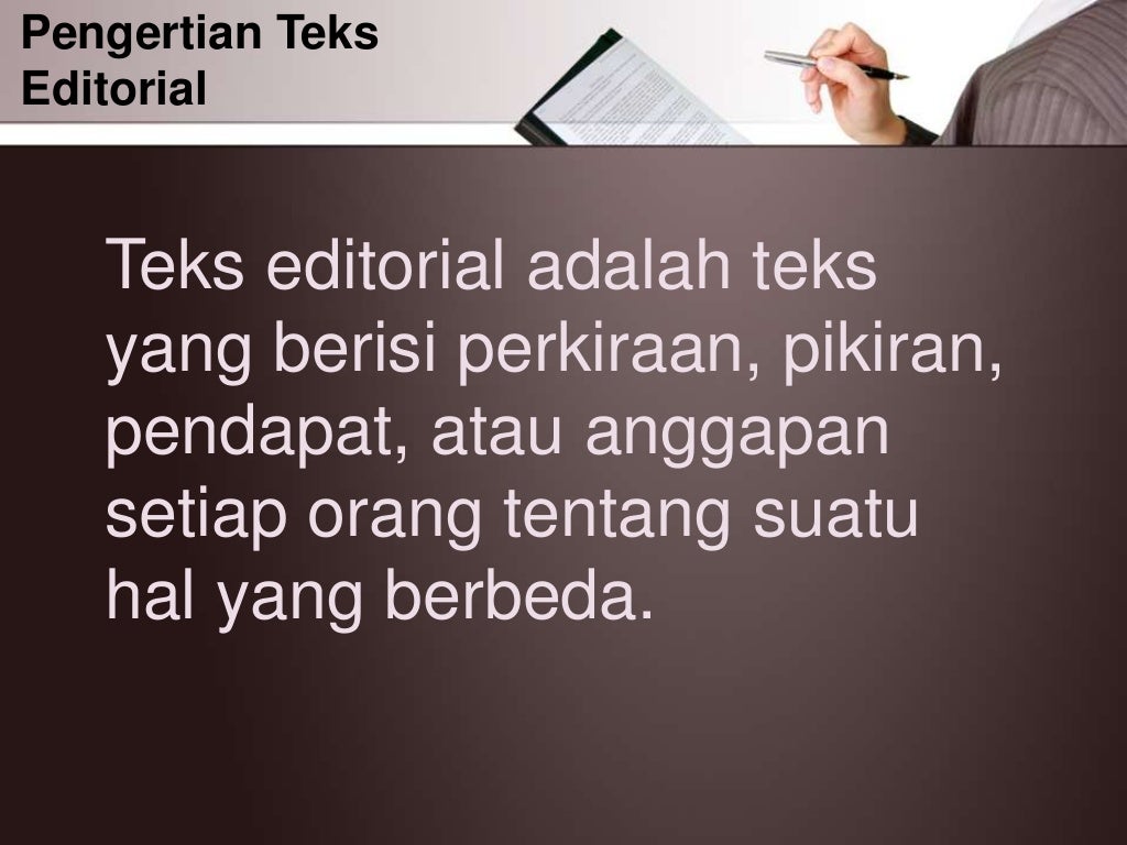 Pengertian, Contoh dan Struktur beserta Kaidah Teks Editorial Kelas X…