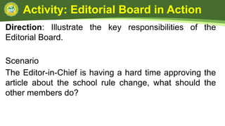 Editorial-Board.pptx of the campus journalism | PPTX