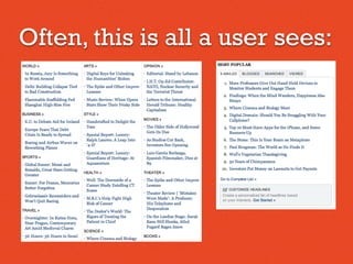 Often, this is all a user sees:
 