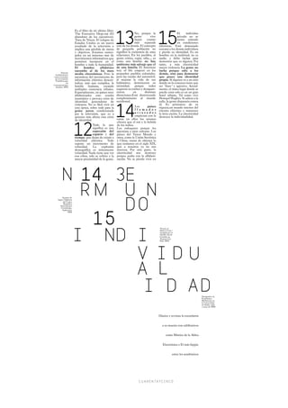 13                                  15
                          Es el libro de mi ultimo libro:
                          The Executive Drop-out (El                       No, porque la                        El     individuo
                          abandono de los ejecutivos).                     gente        vive                    privado no se
                          Trata de Nixon. El colapso de                    mejor     cuanto                     siente cómodo
                          Estados Unidos es un nuevo                       más     separada                     en condiciones
                          resultado de la televisión e      está de los demás. El concepto      eléctricas. Está demasiado
                          implica una pérdida de metas      de pequeña población no             cercano a los demás individuos
                          y objetivos. Estamos sumer-       significa la existencia de unas     y pierde su identidad. Es un
                          gidos en un inmenso mar de        relaciones. En los pueblos, al      hombre en la multitud, no es
                          movimientos informativos que      gente critica, espía, odia...; es   nadie, y debe luchar para
                          permiten incorporar en el         como una familia: no hay            demostrar que es alguien. Por
                          hombre a toda la humanidad.       ambiente más salvaje que el         tanto, a más electricidad
                          El      hombre      alfabético    de una familia. El American         mayor violencia. La gente no
                          sucumbe al de los mass            way of life empezó en los           lucha porque odie a los
        Vaticano
 nombramiento             media electrónicos. Pero la       pequeños pueblos coloniales,        demás, sino para demostrar
como Consultor            naturaleza del movimiento de      pero las ruedas del automóvil,      que posee una identidad
 de la Comisión
 Pontificia para          información eléctrica descen-     al mejorar la vida de sus           propia. Si alguien va a un sitio
              las         traliza, más que complica, la     habitantes, destruyeron su          donde no lo conocen tiene que
Comunicaciones
  Sociales, 1973          familia humana, creando           intimidad,     porque     todos     ser "duro" y agresivo. Actual-
                          múltiples existencia tribales.    cogieron su coches y desapare-      mente, el único lugar donde se
                          Especialmente, en países muy      cieron        en       distintas    puede estar solo es en un gran
                          alfabetizados esto resulta        direcciones.Está destruyendo        hotel urbano. Tal como vive
                          traumático y provoca crisis de    completamente al mundo              Howqrd Hughes. Si saliera a la
                          identidad, generadoras de         occidental.                         calle, la gente dispararía contra



                                                            14
                          violencia. No es fácil vivir en                                       él. Es prisionero de su
                          esta época, sobre todo para la                Los        países       riqueza.un mundo interior del
                          gente joven, condicionada                     l l a m a d o s         circuito eléctrico y mantener
                          por la televisión, que es a                   atrasados               la letra escrita. La electricidad
                          quienes más afecta esta crisis                empiezan con la         destruye la individualidad.
                          de identidad.                    causa en ellos los mismos




                          12
                                                           efectos que el ron y la bebida
                                         Todo lo que de los indios.
                                         significa es una Los enloquece porque los
                                         supresión del aproxima a otras culturas. Los
                                         espacio y del países del Tercer Mundo y
                          tiempo, que dejan de existir a otros, como la Unión Soviética
                          velocidad eléctrica. Todo y China, tratan de obtener lo
                          supone un incremento de que teníamos en el siglo XIX,
                          velocidad.     La      explosión que a nosotros ya no nos
                          demográfica es únicamente interesa. Por otra parte, la
                          velocidad. Nada tiene que ver electricidad nos destruye
                          con cifras, sólo se refiere a la porque acaba con la alfabeti-
                          mayor proximidad de la gente. zación. No se pierde vivir en




          "hombre de
     logros" Diploma
           del Centro
            Biográfico
        Internacional
         (Cambridge,
           Inglaterra),
                 1975




                                                                                                "Premio al
                                                                                                Mérito Cívico"
                                                                                                otorgado por el
                                                                                                Alcalde David
                                                                                                Crombie en
                                                                                                Toronto City
                                                                                                Hall, 1974




                                                                                                                                     Designado a la
                                                                                                                                     Presidencia
                                                                                                                                     McDermott en
                                                                                                                                     la Universidad
                                                                                                                                     de Dallas, abril
                                                                                                                                     y mayo de 1975



                                                                                                Diarios y revistas lo recordaron


                                                                                                  a su muerte con calificativos


                                                                                                       como Místico de la Aldea


                                                                                                   Electrónica o El más hippie


                                                                                                              entre los académicos
 
