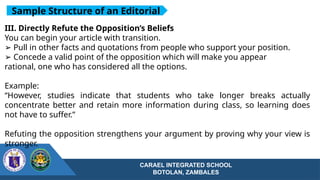 Zambales Address Example Editorial Article LESSON IN ENGLISH 8.pptx