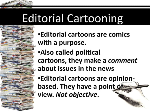 Editorial Cartooning PPT editorial-cartooning-ppt